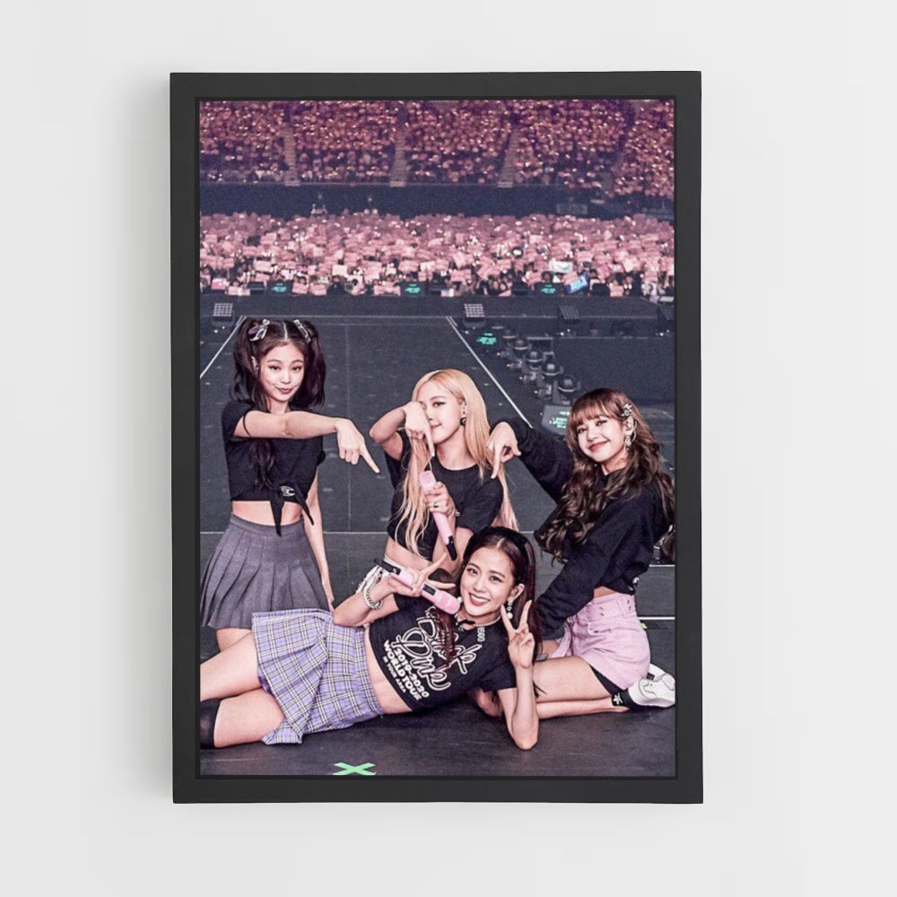 Poster Blackpink Schwarz