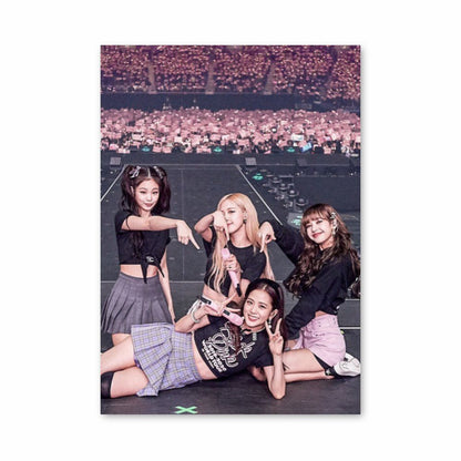 Poster Blackpink Schwarz