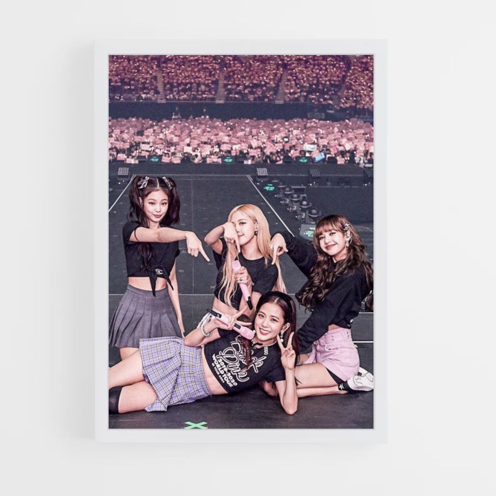 Poster Blackpink Schwarz