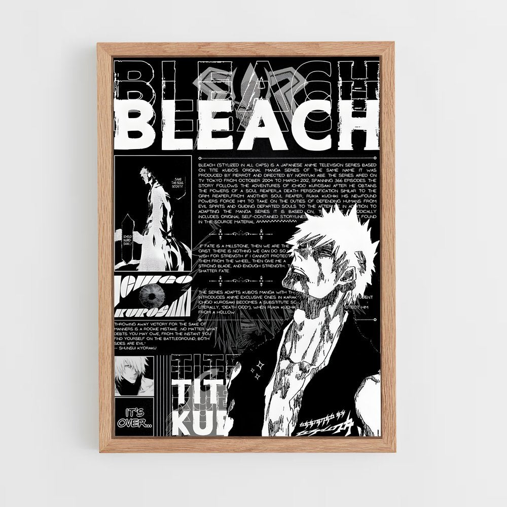 bleach-4 cadre Bois clair