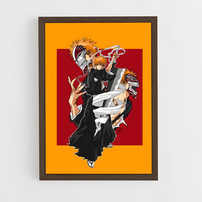 bleach-8 cadre Bois foncé