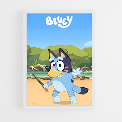 bluey-1 cadre Blanc