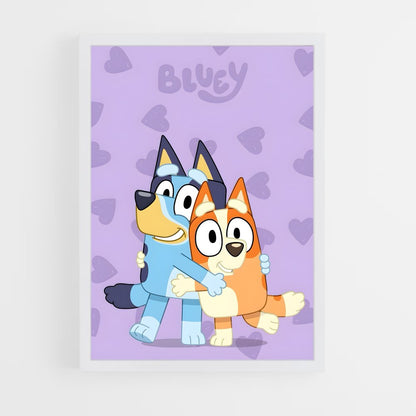 bluey-2 cadre Blanc