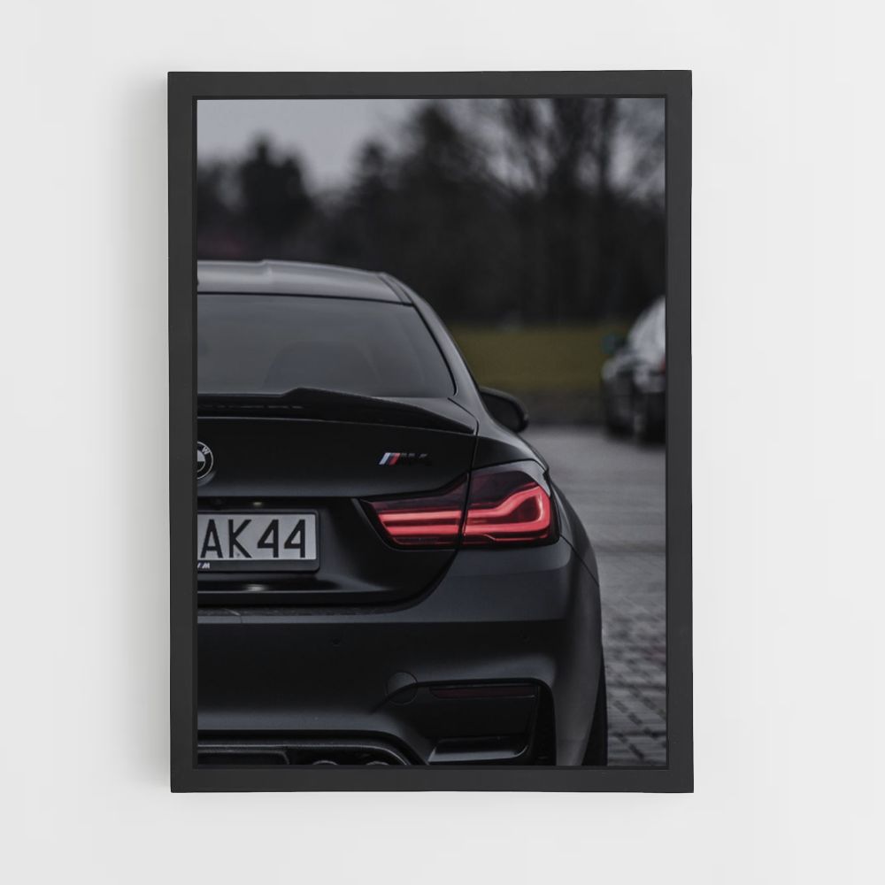 Poster BMW 3er Scheinwerfer