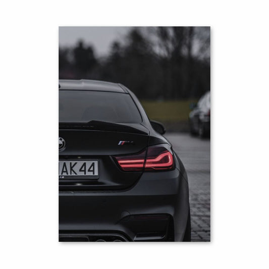 Poster BMW 3er Scheinwerfer