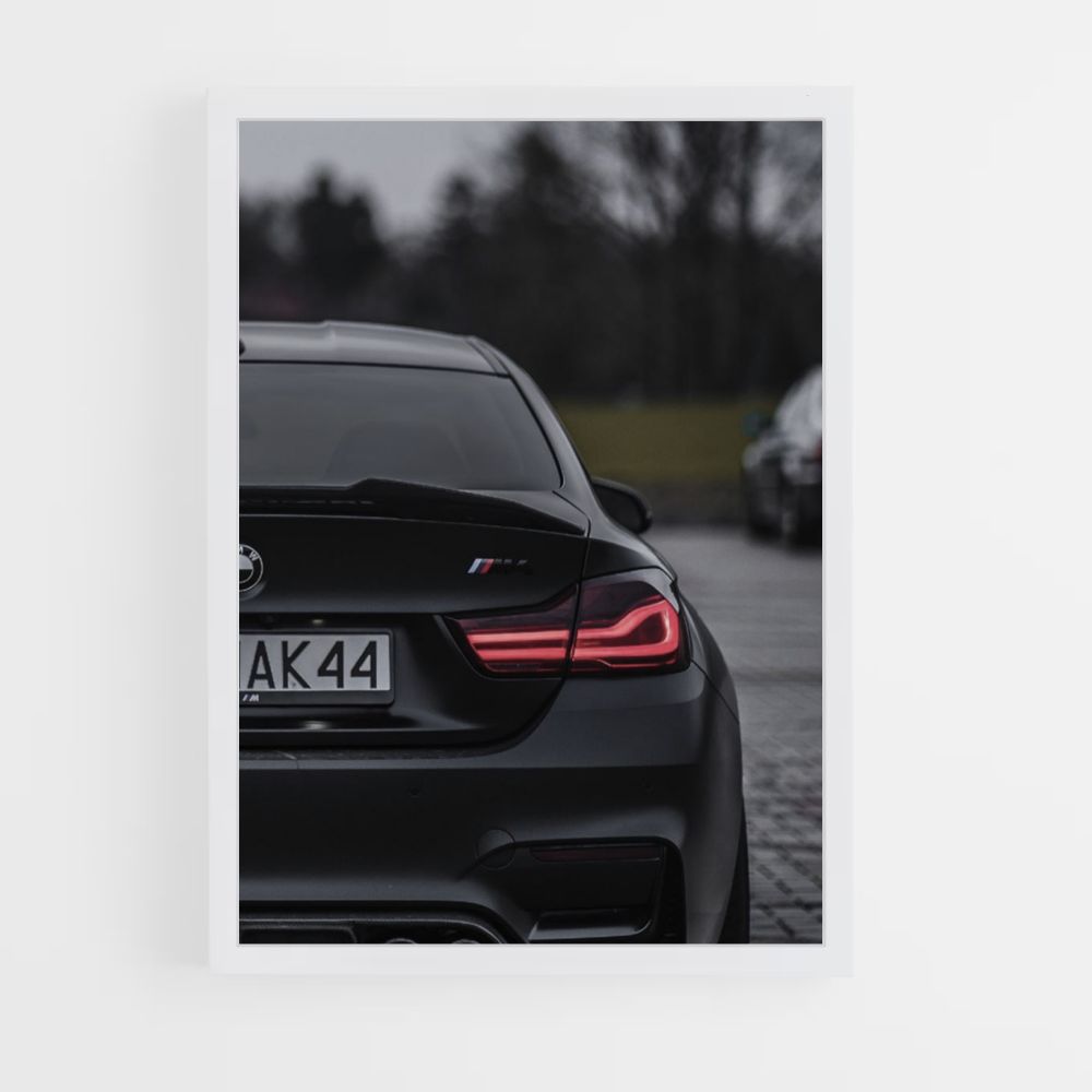 Poster BMW 3er Scheinwerfer