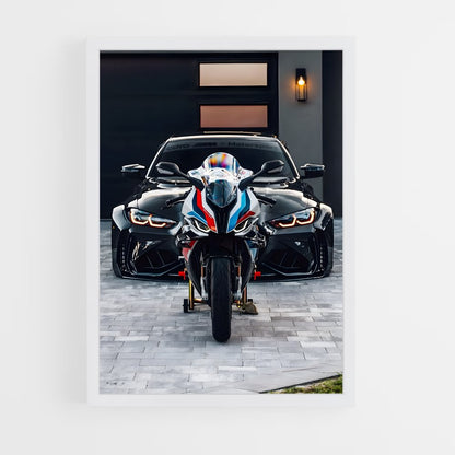 bmw-moto-5 cadre Blanc