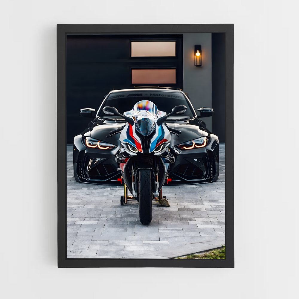 bmw-moto-5 cadre Noir