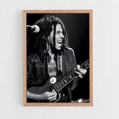 bob-marley-1 cadre Bois clair