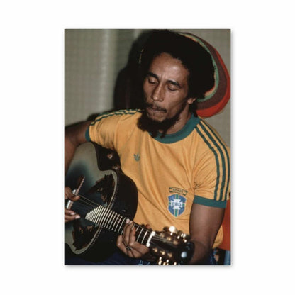 Poster Bob Marley Gitarre