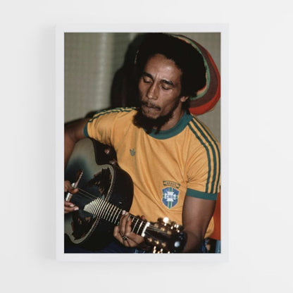 Poster Bob Marley Gitarre