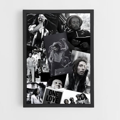 bob-marley-6 cadre Noir