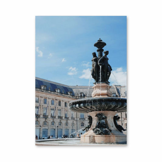 Bordeaux-Brunnen-Poster