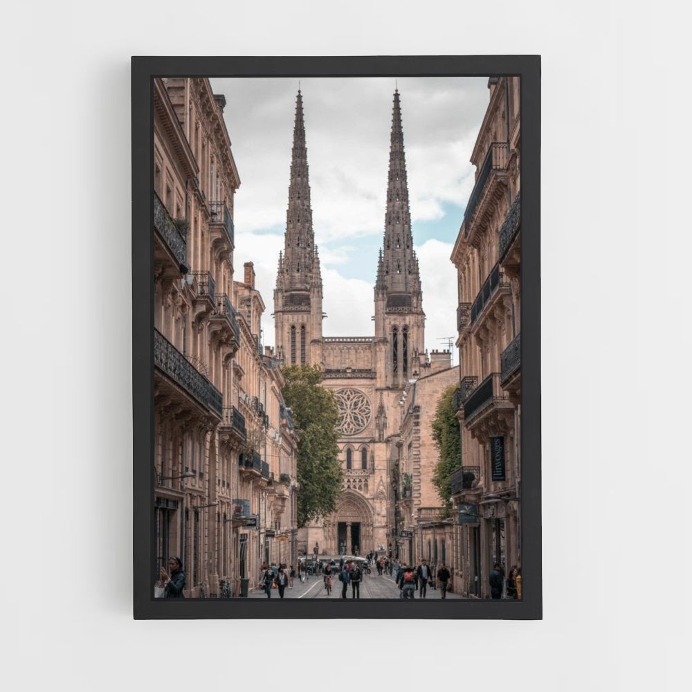 Poster zur Kathedrale von Bordeaux