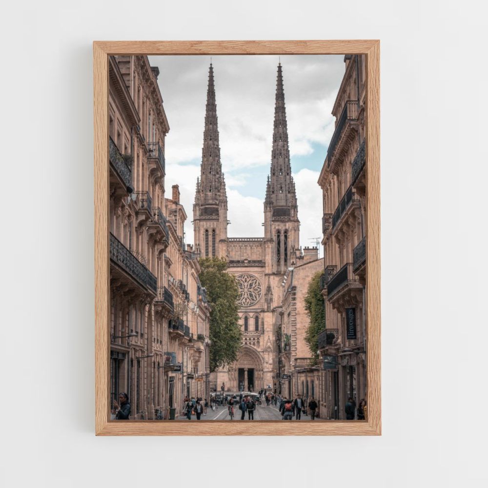 Poster zur Kathedrale von Bordeaux