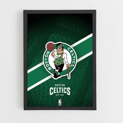 Poster Boston Celtics Grün