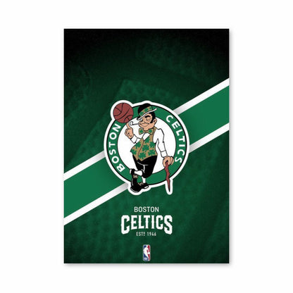 Poster Boston Celtics Grün