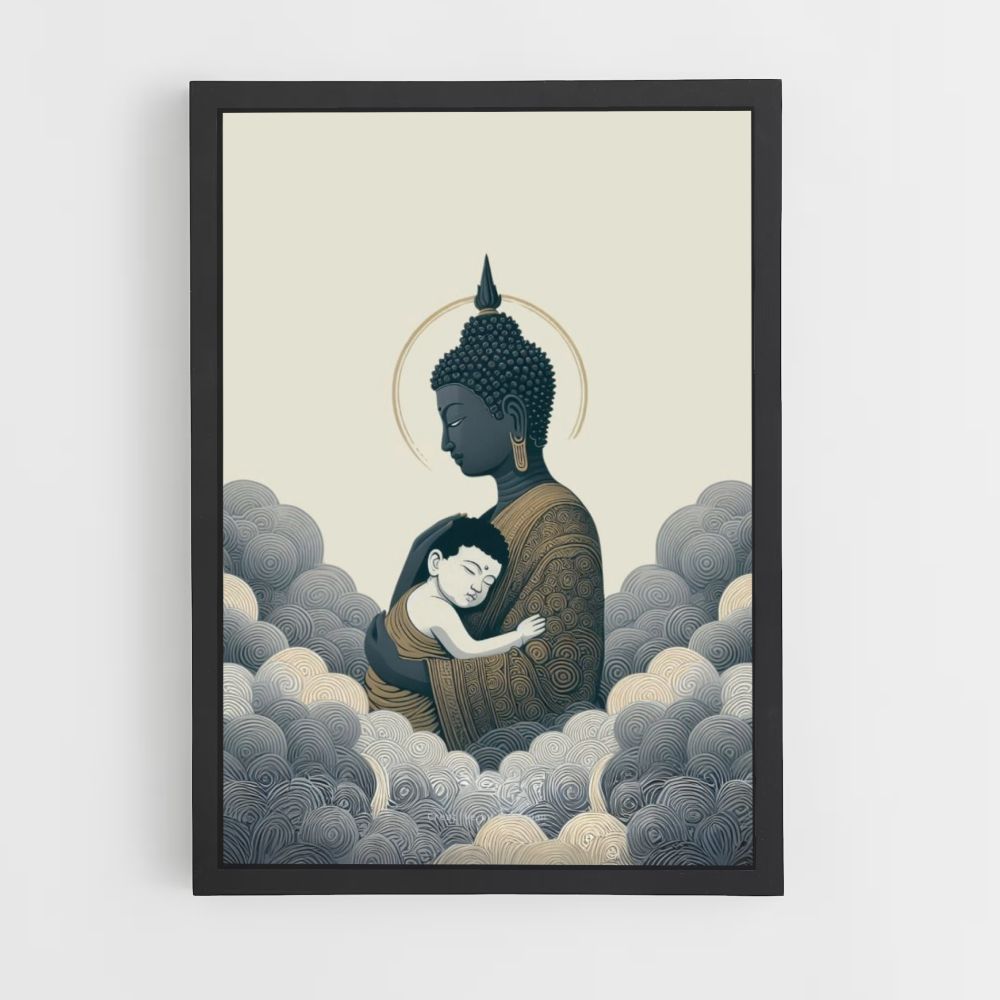 Buddha-Wolken-Poster