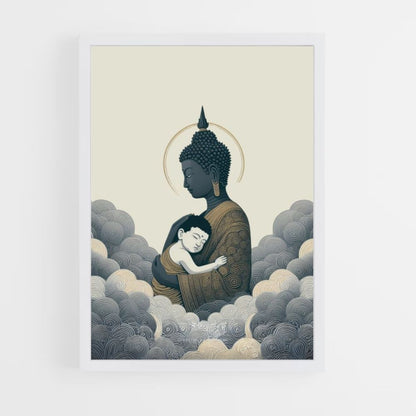 Buddha-Wolken-Poster