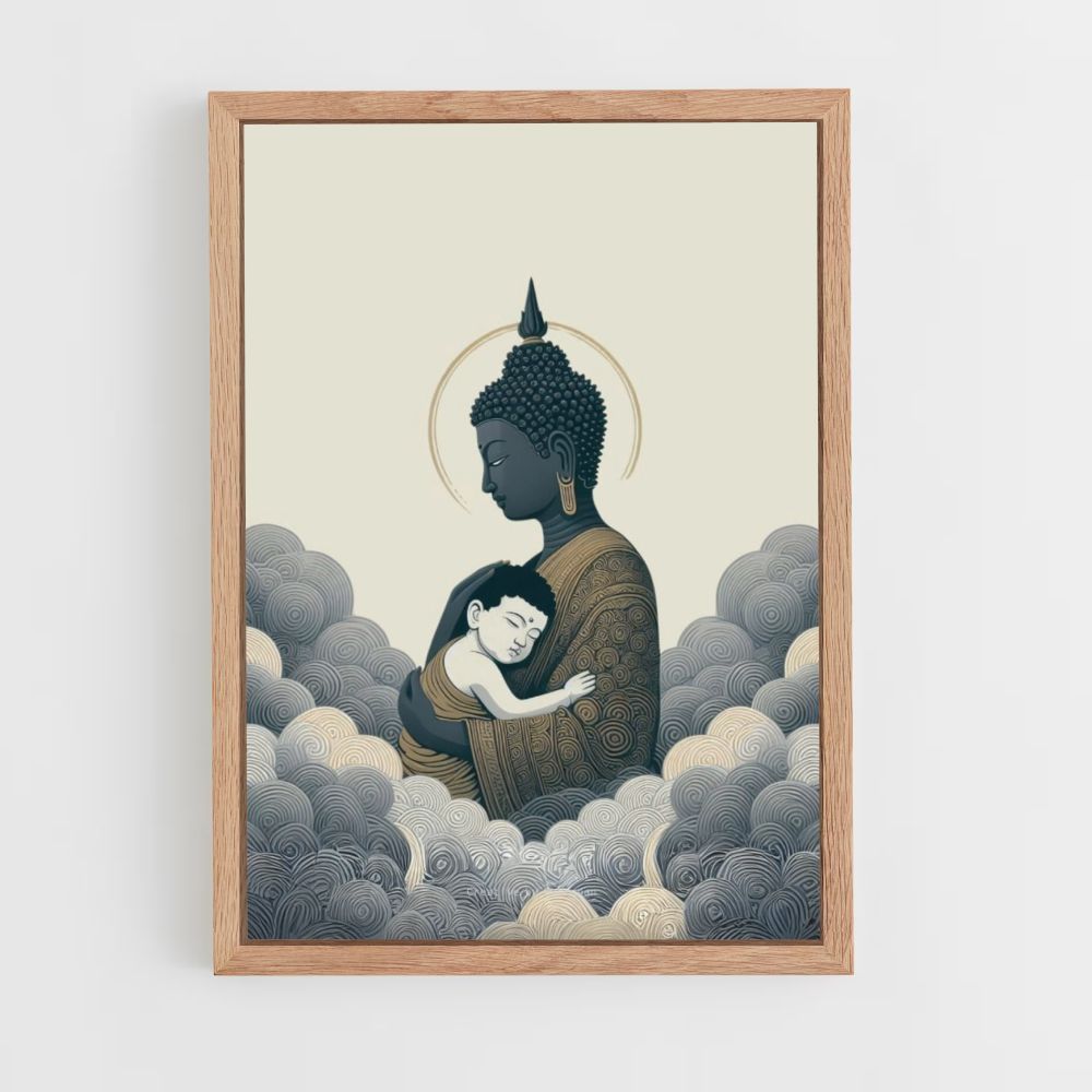 Buddha-Wolken-Poster