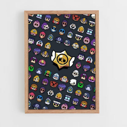 Poster Brawl Star-Logo