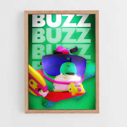 brawl-stars-14 cadre Bois clair