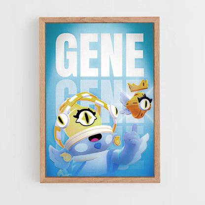 Gene Blue Poster