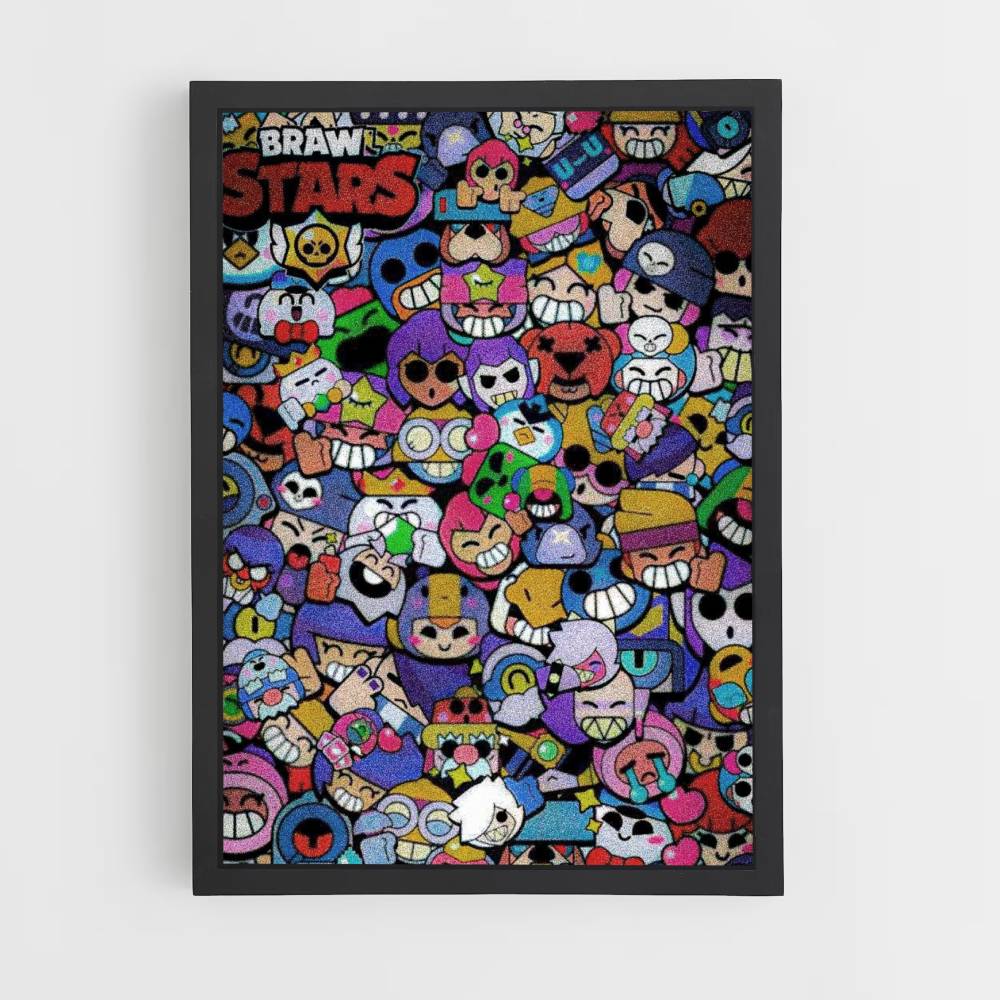 Brawl Stars Collage-Poster