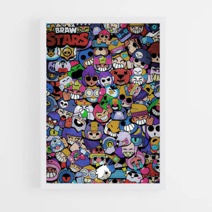 Brawl Stars Collage-Poster