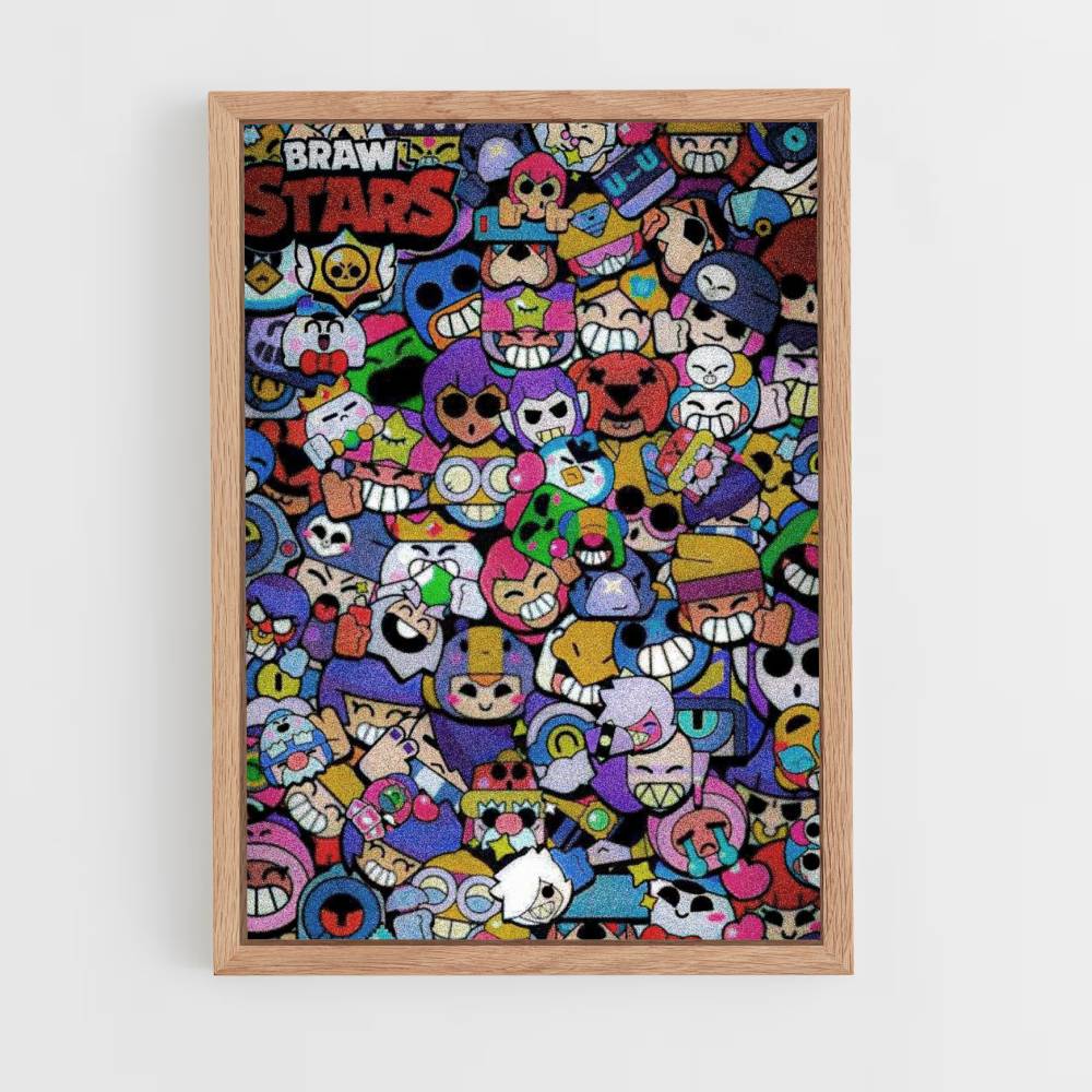 Brawl Stars Collage-Poster