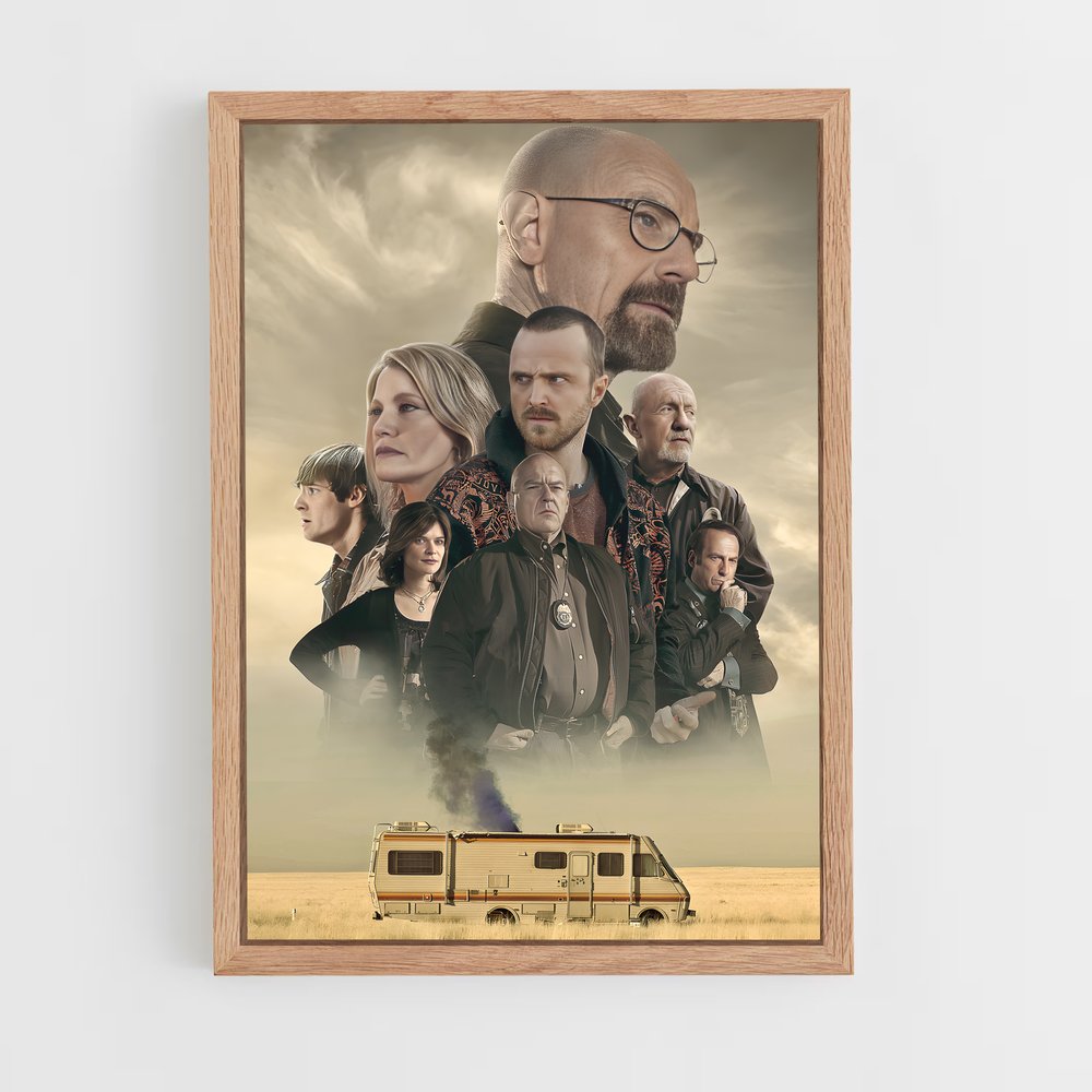 breaking-bad-1 cadre Bois clair