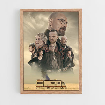 breaking-bad-1 cadre Bois clair