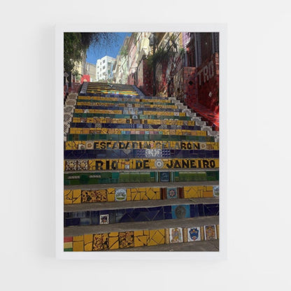 Poster Treppen Brasilien