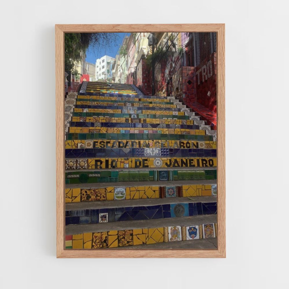 Poster Treppen Brasilien