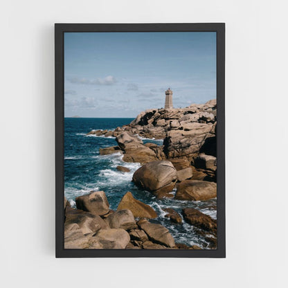 Poster zum Leuchtturm der Bretagne