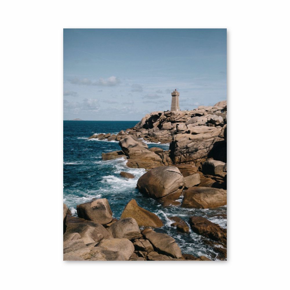 Poster zum Leuchtturm der Bretagne