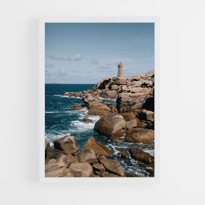 Poster zum Leuchtturm der Bretagne