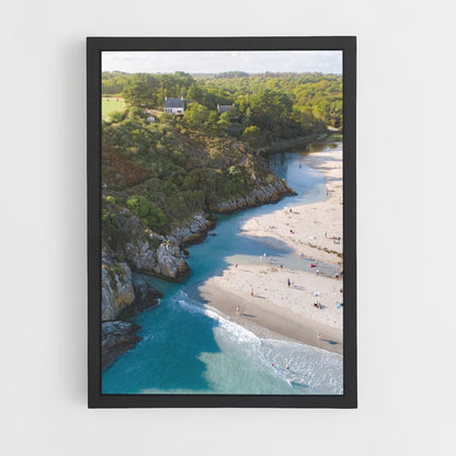 Bretagne-Strand-Poster