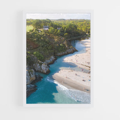 Bretagne-Strand-Poster