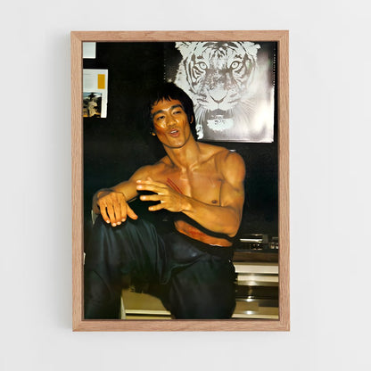 bruce-lee-1 cadre Bois clair