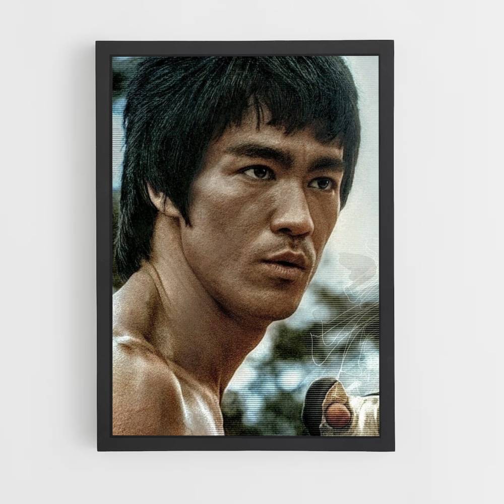 Poster Bruce Lee Porträt