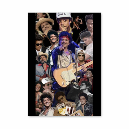 Poster Bruno Mars Collage