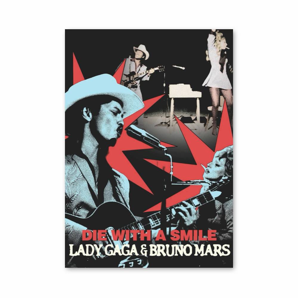 Poster Lady Gaga Bruno Mars