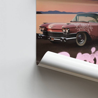 Poster Cadillac Pink