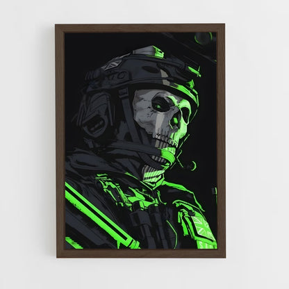 call-of-duty-1 cadre Bois foncé