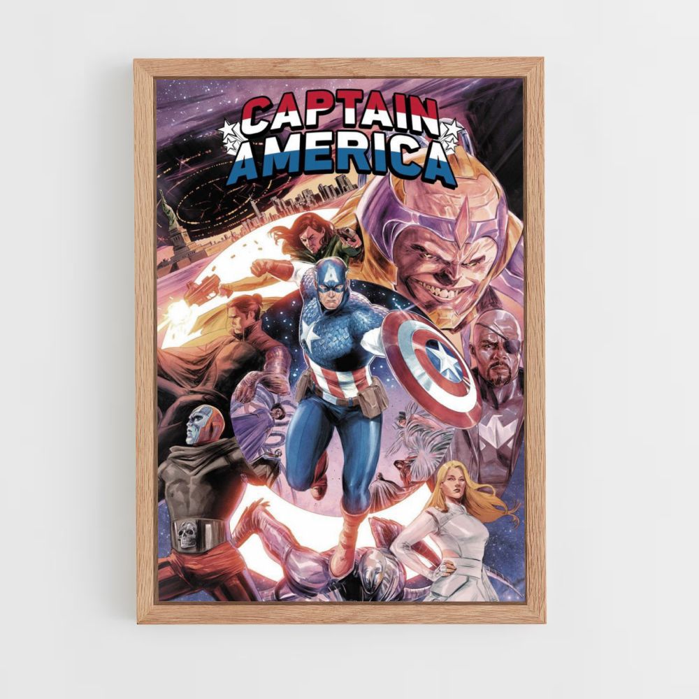 Captain America Comics-Poster