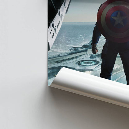 Poster Captain America Flugzeug