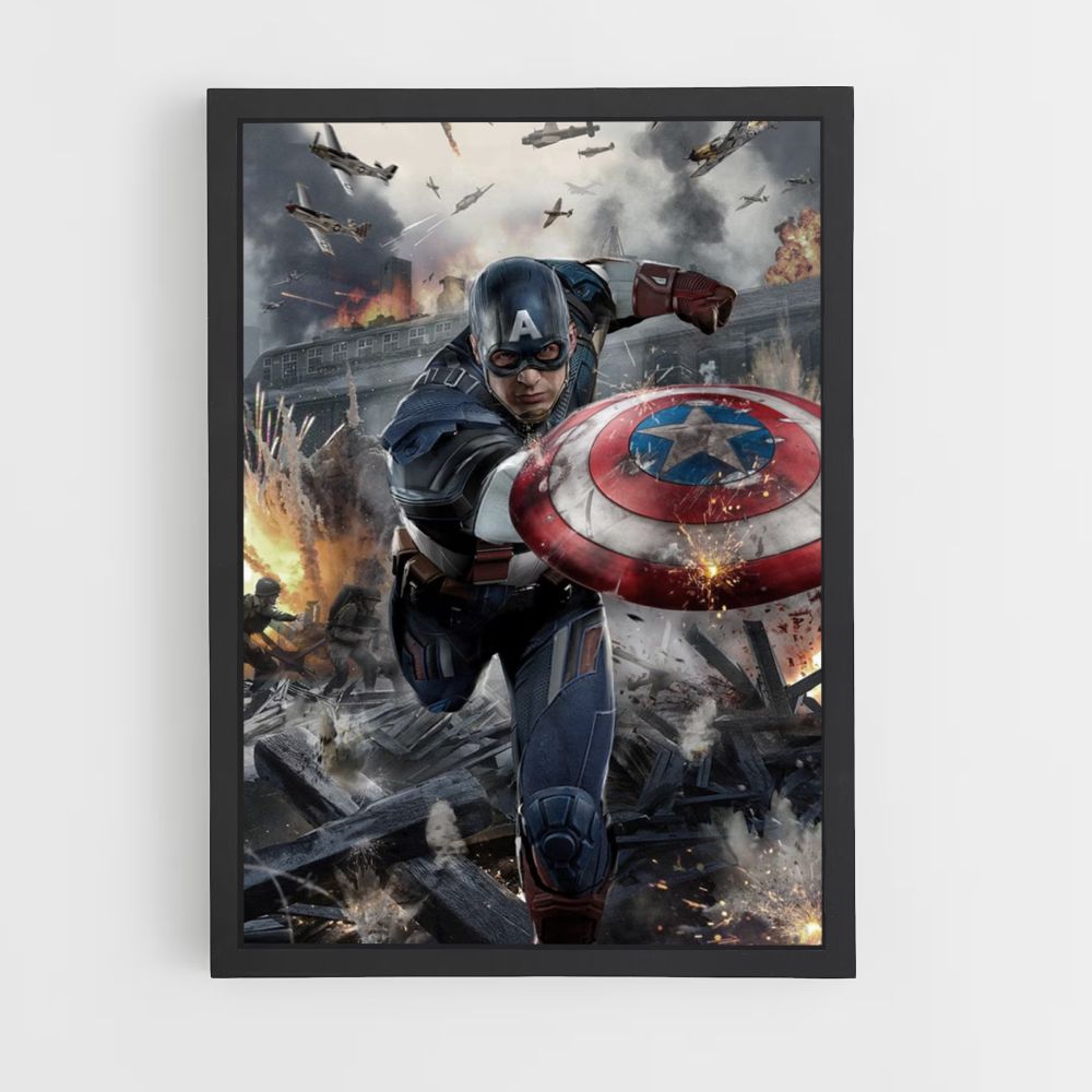 Poster Captain America Krieg