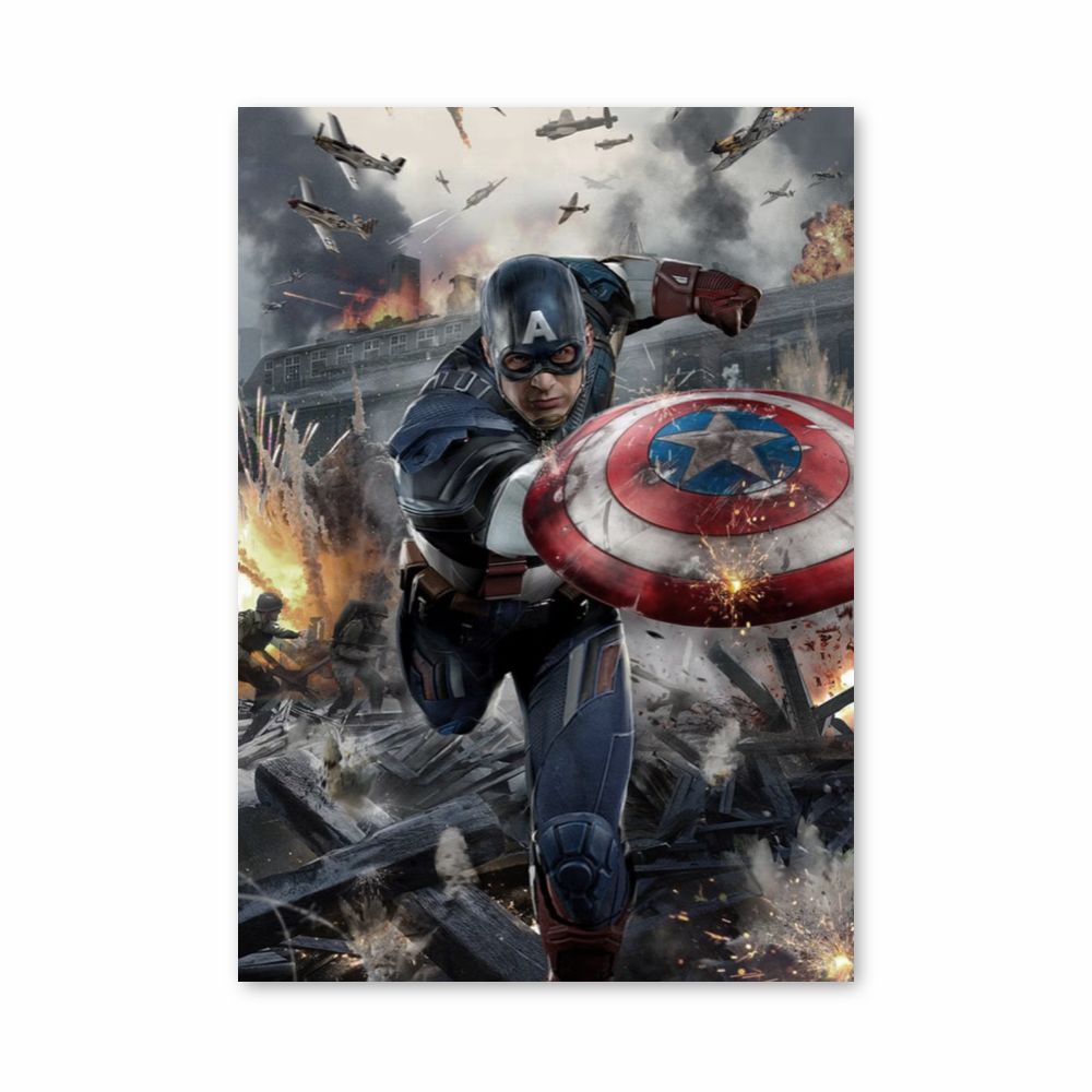 Poster Captain America Krieg