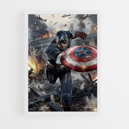 Poster Captain America Krieg